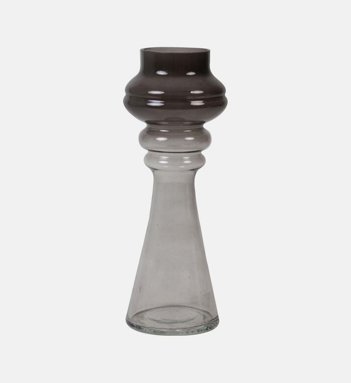 Lavon Smoked Glass Vase