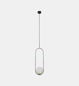 Home Deco and More On Ovale Iron Globe Pendant Lamp, Packshot View