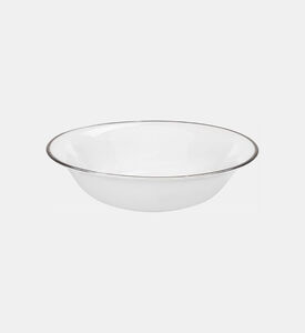 Absolu Maison Porcelain Silver-lining Salad Bowl, Packshot View