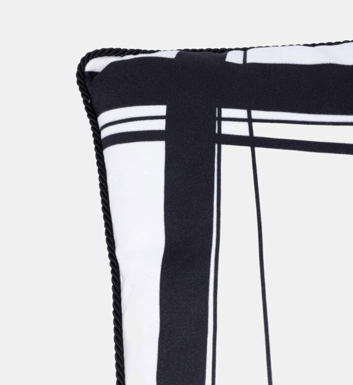 Baci Milano Optical Print Velvet Throw Pillow, Packshot View Baci Milano Optical Print Velvet Throw Pillow, Packshot View