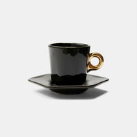 Porcelain Geometric Espresso Cup