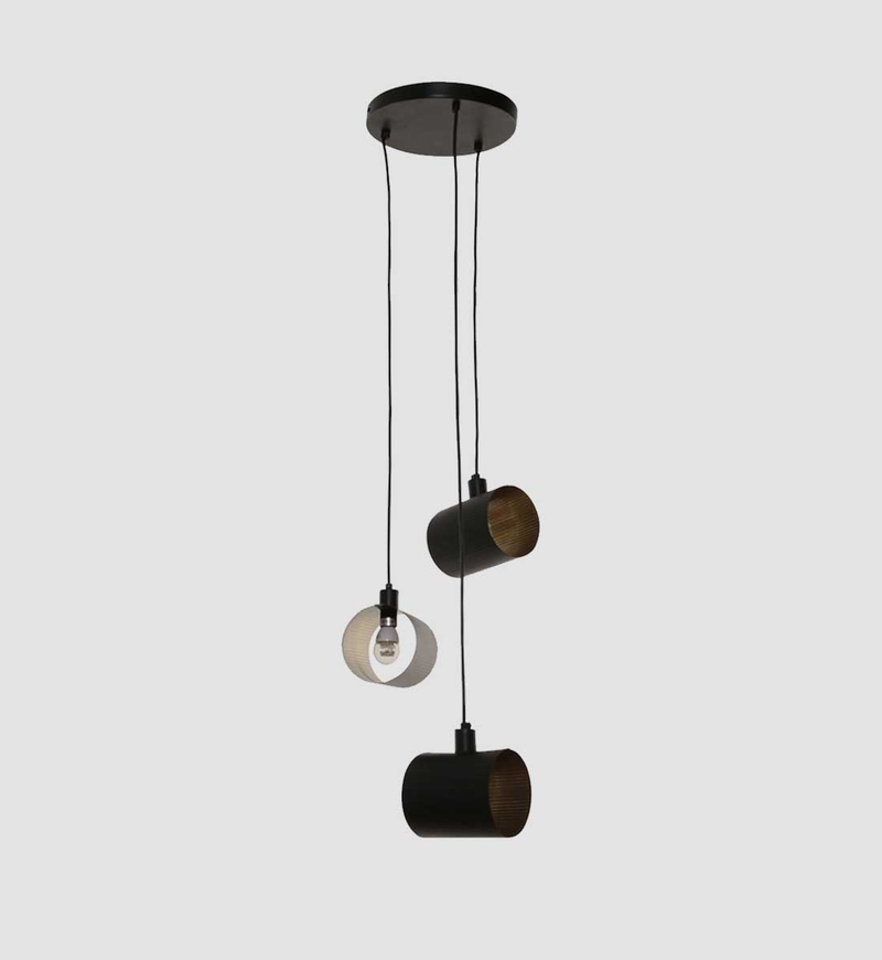Metal Brass 3-pendant Lamp
