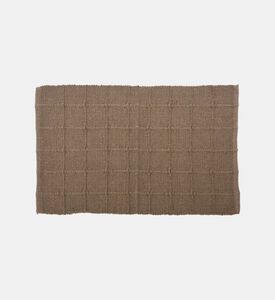 Home Deco and More Recycled Cotton Plush Striped Rug, Packshot View