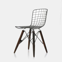 Iron Wire Grid Iron Chair