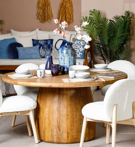Home Deco and More Boab Wood Dinning Table, Packshot View