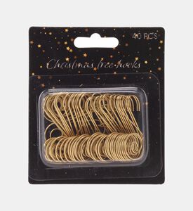Home Deco and More Xmas Tree Hooks 40pcs Gold, Packshot View