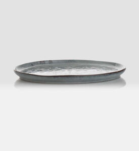 Ceramic Trimmedmed Dinner Plate