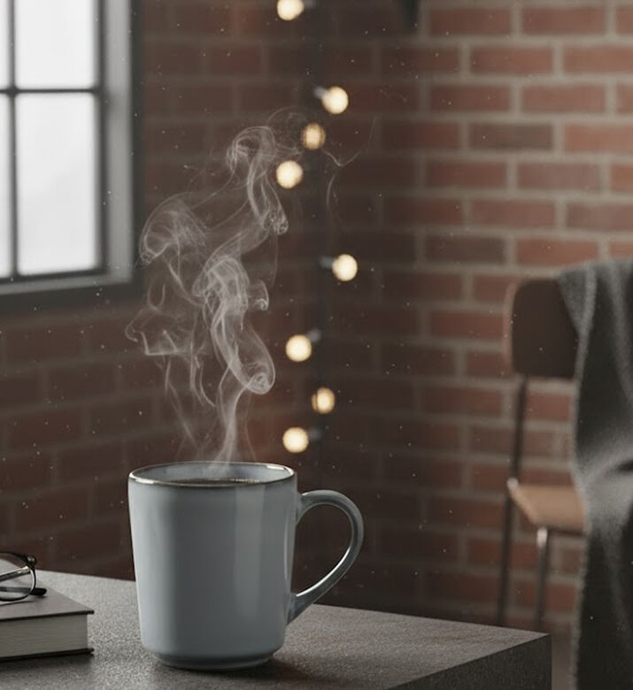 Home Deco and More Ceramic Round Handled Mug, Packshot View