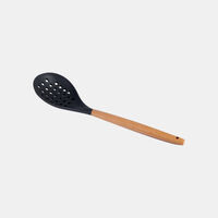 Wood Silicone Skimmer Spoon