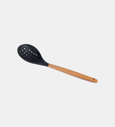Wood Silicone Skimmer Spoon