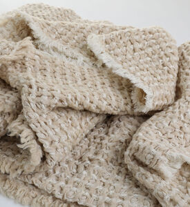 Honey Waffle Cotton Wool Throw