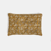 Safi Block Print Cotton Filled And Vaccumed Cushion