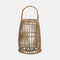 Wood 2-piece Lanterns Set