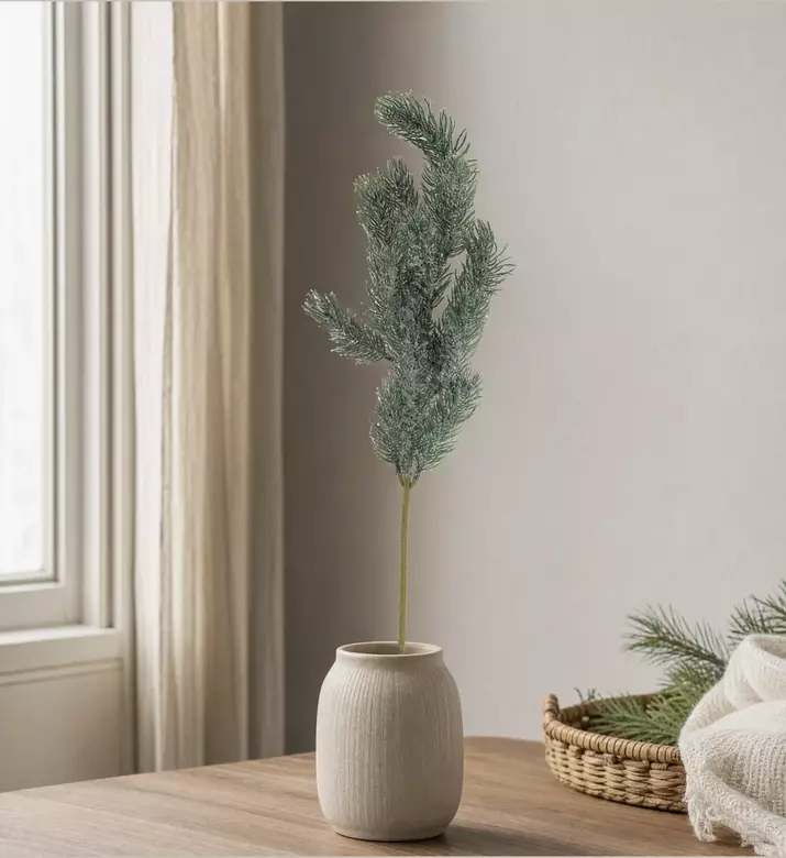 Home Deco and More Festive Artificial Pine Branch, Model View