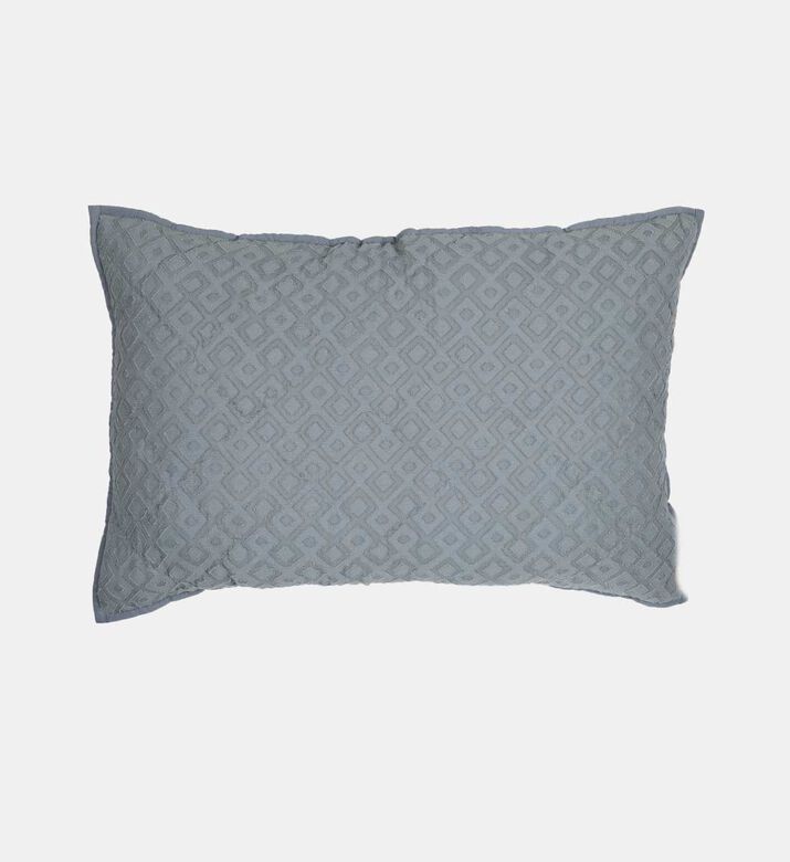 Home Deco and More Cotton Lozenges-embroidery Cushion Case, Packshot View