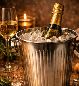 Home Deco and More Stainless Steel Champagne Cooler, Packshot View