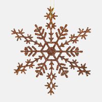 Glitter Snowflake Hanging Ornament
