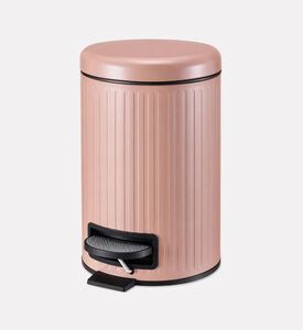 Home Deco and More Iron Foot Pedal Bin, Pink, Packshot View