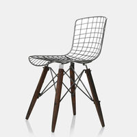 Iron Wire Grid Iron Chair