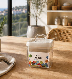Home Deco and More Plastic Square Food Keeper, White, S, Packshot View