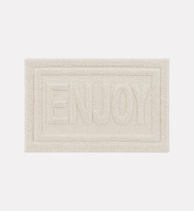 Home Deco and More Enjoy Tufted Bathroom Mat, Beige, Packshot View