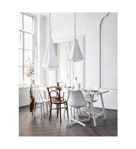 Titan Fabric Torch Hanging Lamp