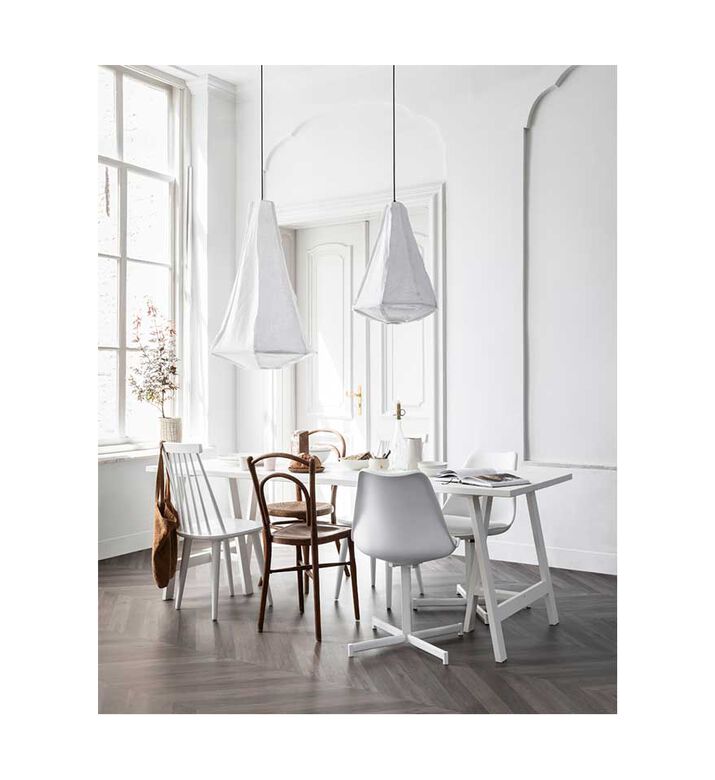 Titan Fabric Torch Hanging Lamp