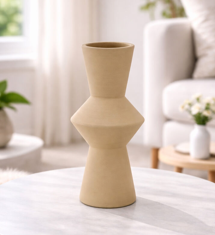 Light and Living Ayla Ceramic Flower Vase, Packshot View