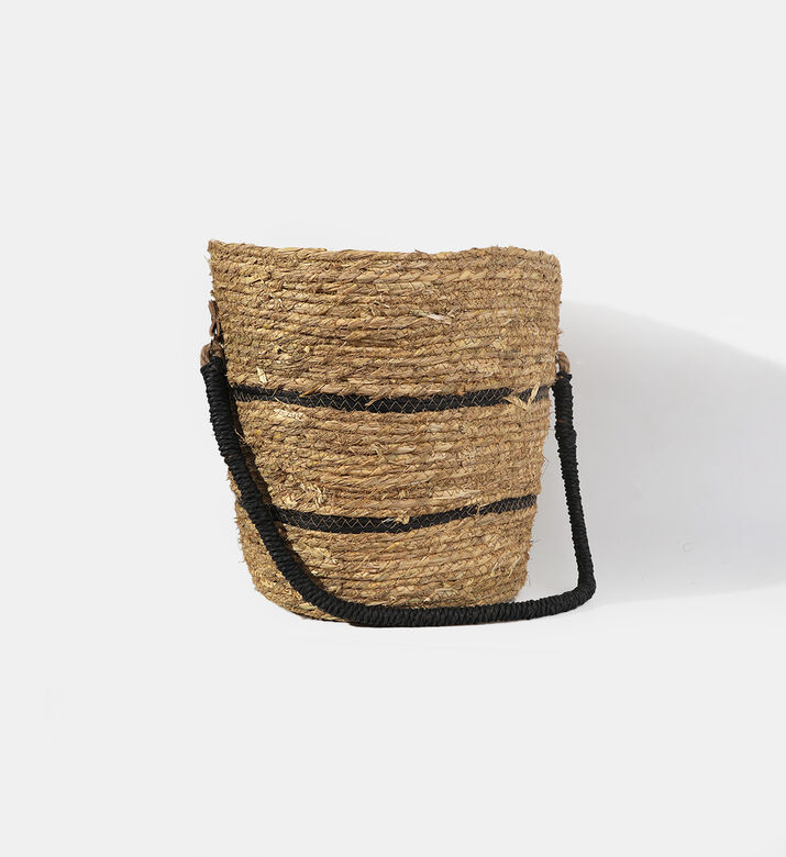 Straw Round Storage Basket