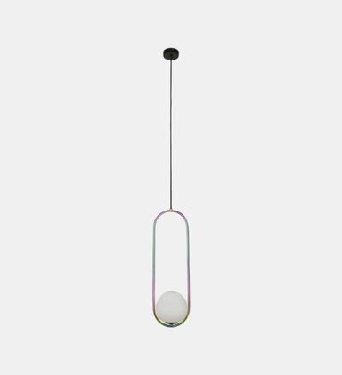On Ovale Iron Globe Pendant Lamp