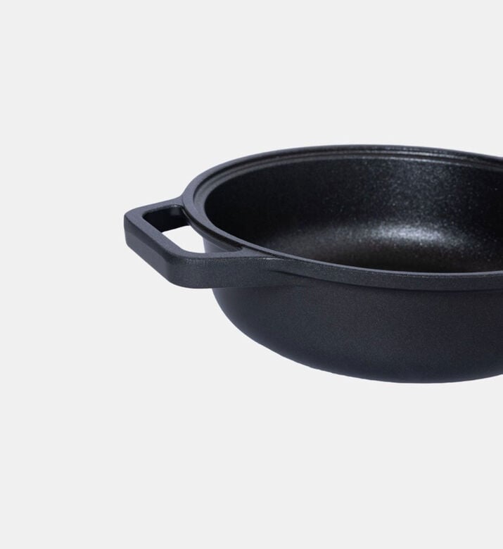 Risoli Cast Aluminum Mini Saucepan, Black, 26x24x40-cm, Packshot View
