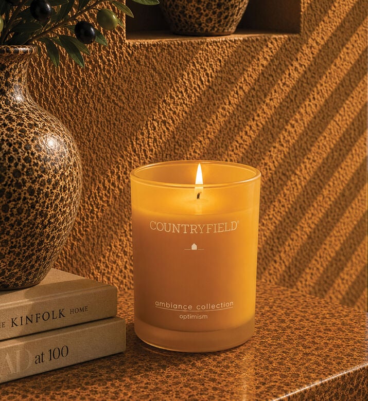 Decostar Optimism Glass Spa Scent Candle, Packshot View