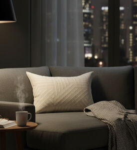 Home Deco and More Jacky Jaquard Decorative Cushion, Packshot View