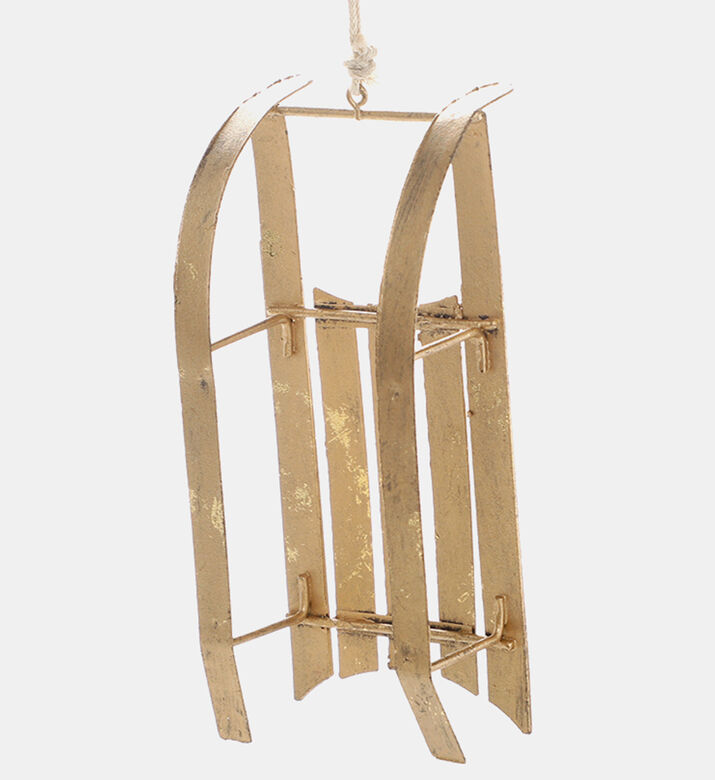 Metal Sleigh Hanging Ornament