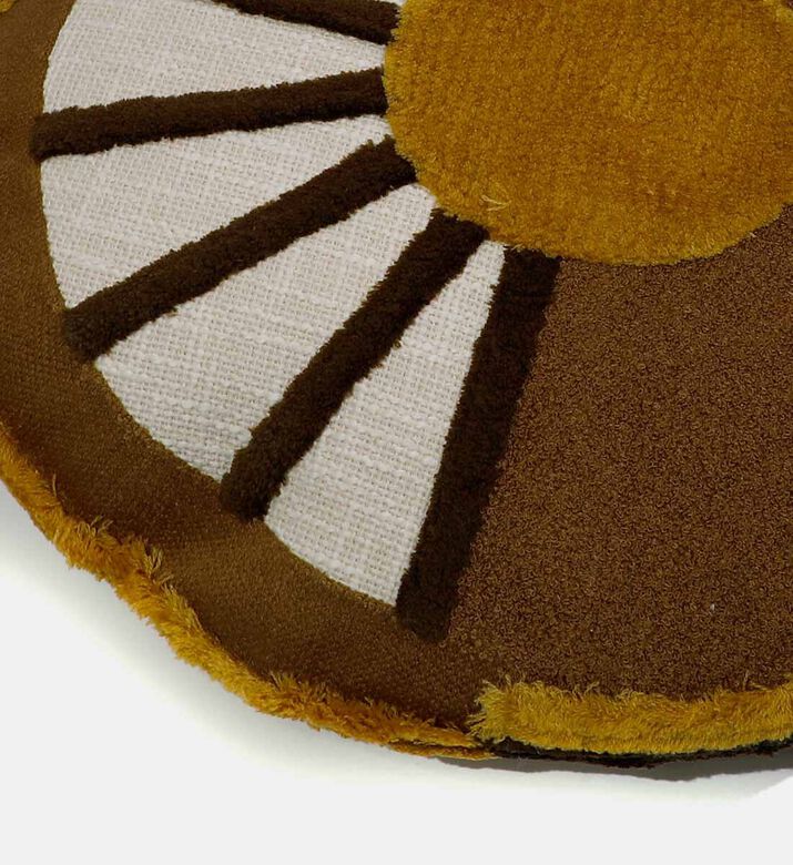 Home Deco and More Sun Cotton Round Cushion, Packshot View