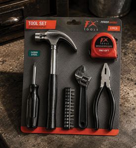 Home Deco and More Carbon Steel Toolkit 17-piece Set, Packshot View