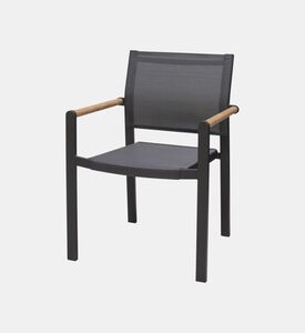 Lifestyle Garden Amber Textile Stacking Armchair, Packshot View