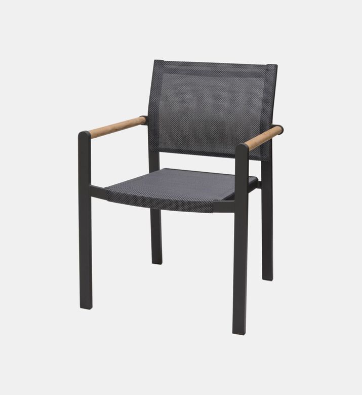 Lifestyle Garden Amber Textile Stacking Armchair, Packshot View