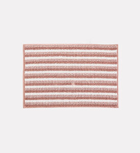 Home Deco and More Chenille Anti-slip Bathroom Mat, Brown, Packshot View