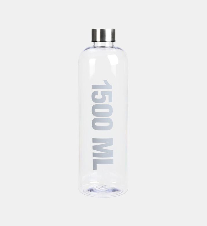 Home Deco and More Word-print Stainless Steel Lid Water Bottle, Packshot View