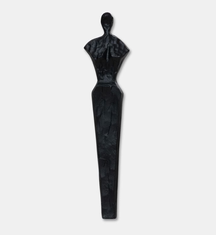 Home Deco and More Marble Base Small Tall Figurine Pair, Black, L, Packshot View