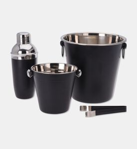Home Deco and More Stainless Steel 4-piece Bar Set, Packshot View