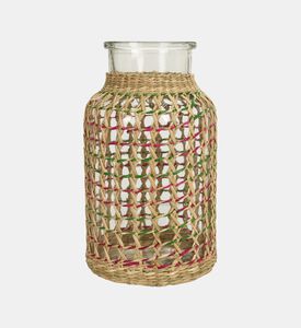 Seagrass Glass Vase Decorative