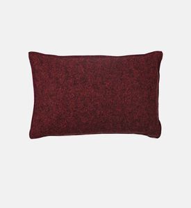Zoeppritz Soft Wool Rectangular Cushion, Red, 30x50-cm, Packshot View