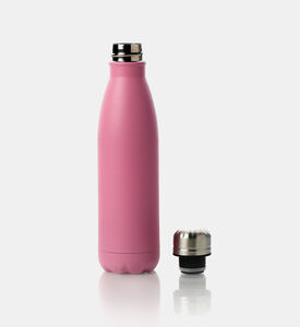 Excellent Houseware Stainless Steel Vacuum Flask Bottle, Pink, Packshot View