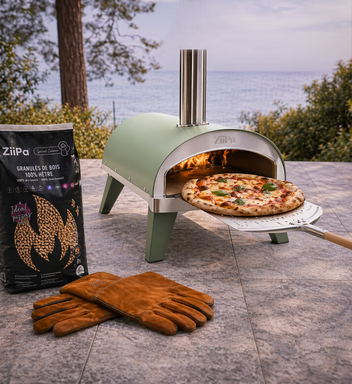 Ziipa Pizza Essentials Bundle Green, Packshot View