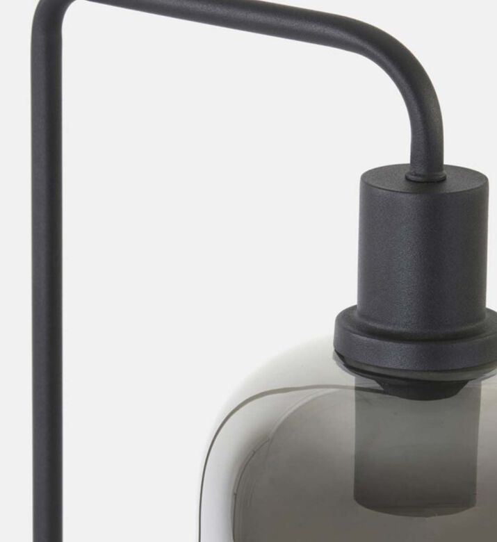 Light and Living Lekar Iron Glass Table Lamp, Packshot View