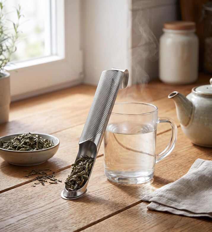 Gefu T-stick Stainless Steel Tea Filter, Packshot View