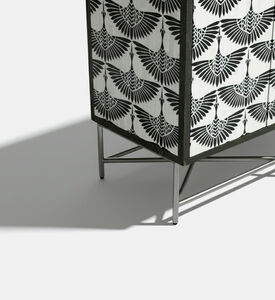 Home Deco and More Swan Iron Buffet Table 203 X 45.5 X 81 Cm, Packshot View