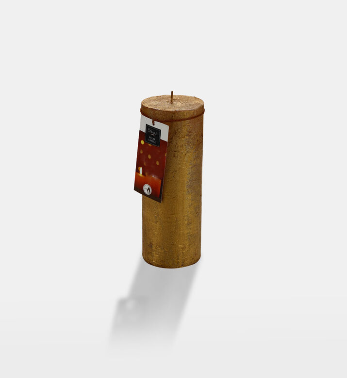 Round Gold Candle Decoration